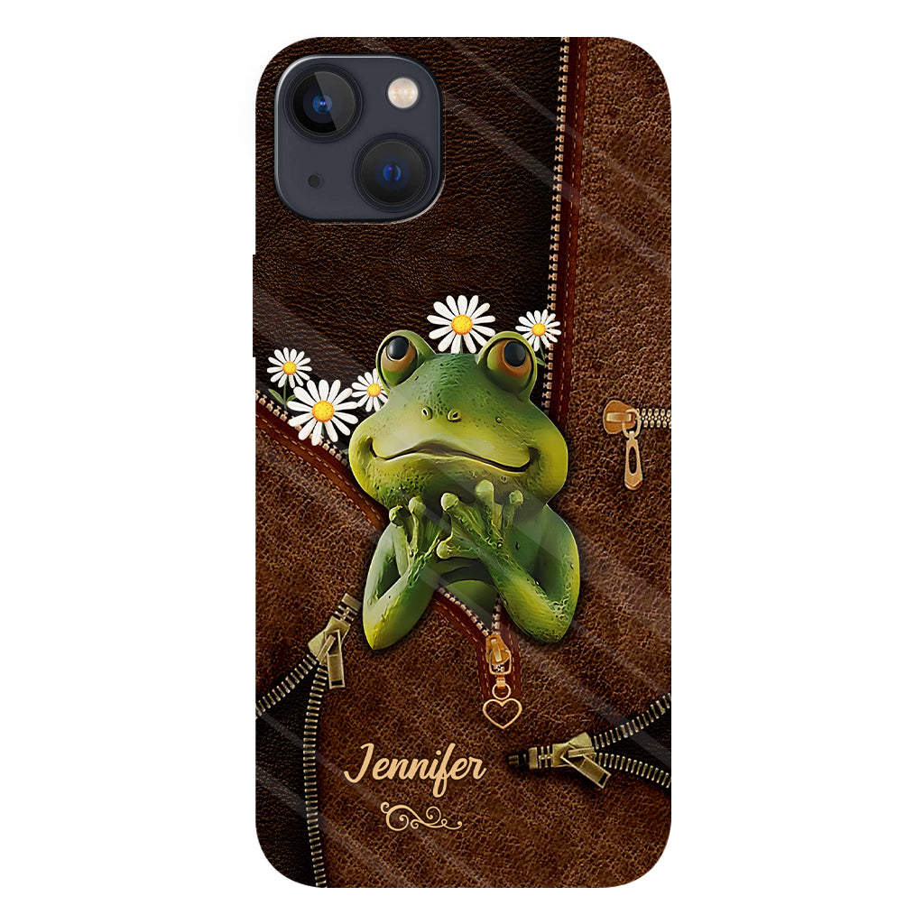 Cute Frogs - Personalized Frog Full Print Phone Case