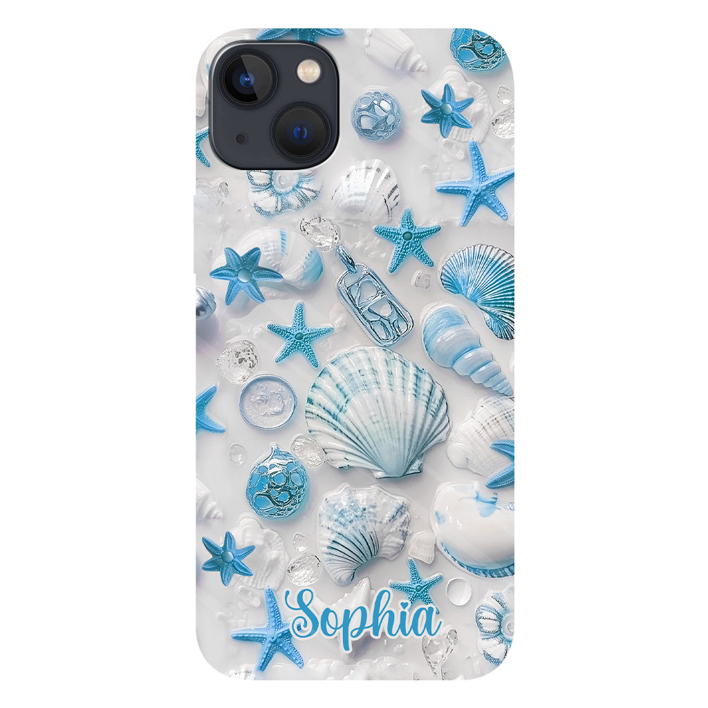 Beach Lovin' Girl - Personalized Sea Lover Full Print Phone Case