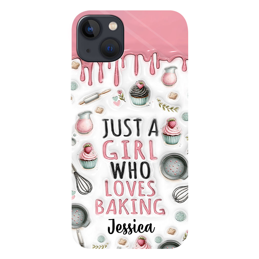 Just A Girl Who Loves Baking - Personalized Baking Full Print Phone Case