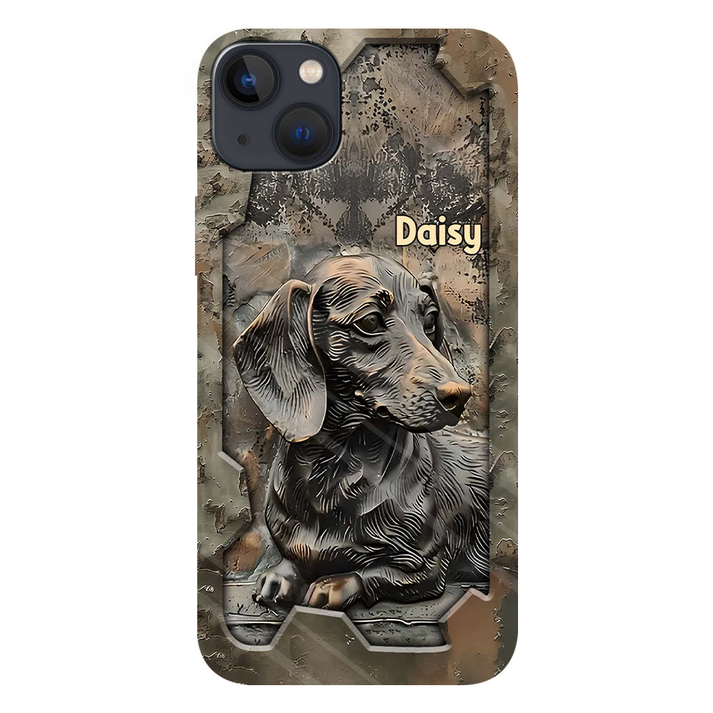 Life Is Better With My Dachshund - Personalized Dog Full Print Phone Case