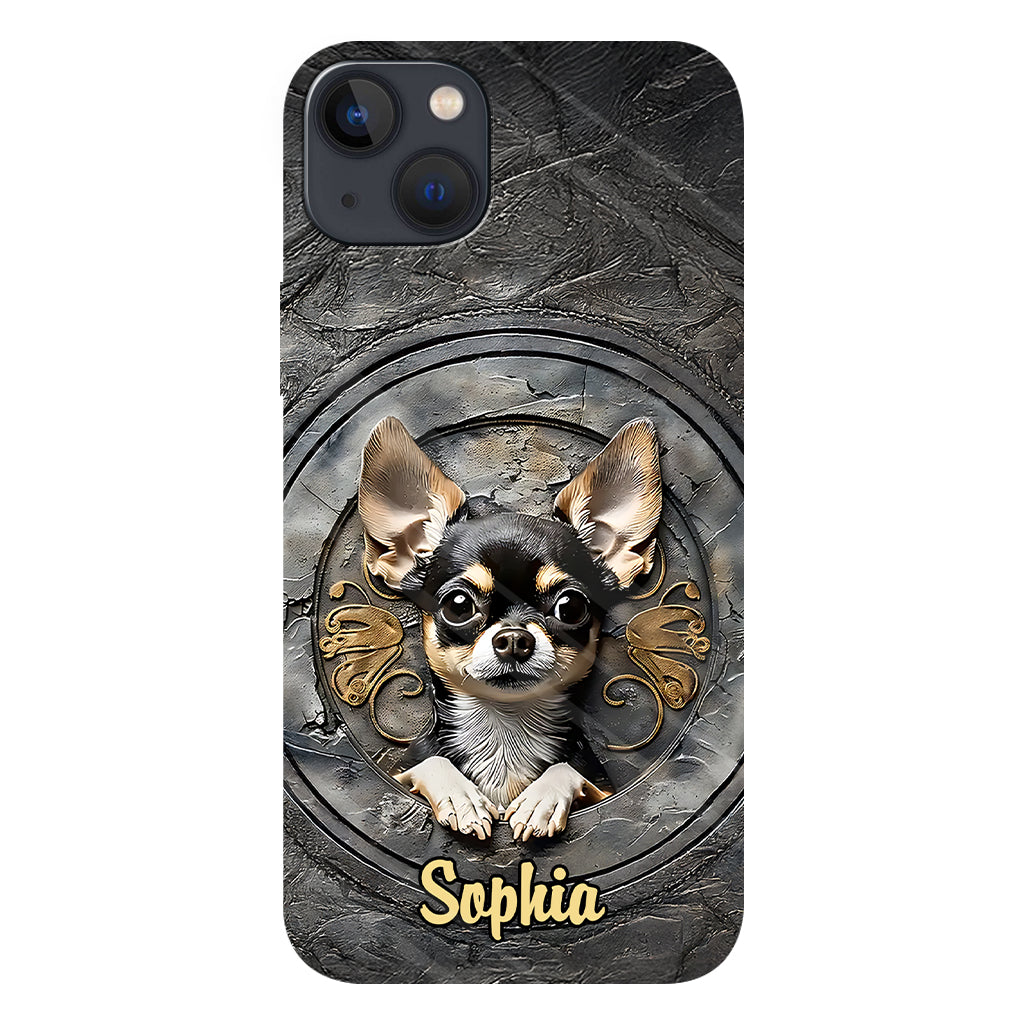 Adorable Chihuahua - Personalized Dog Full Print Phone Case