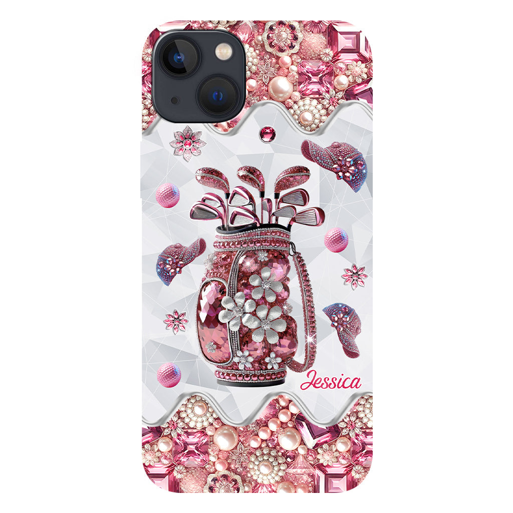 Just A Girl Who Loves Golf - Personalized Golf Full Print Phone Case