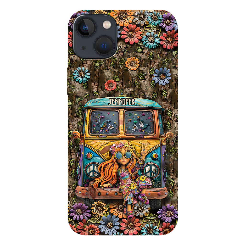 Cute Caravan - Personalized Hippie Full Print Phone Case