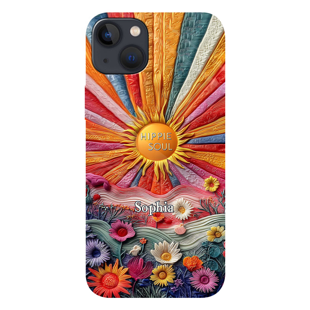 Hippie Soul - Personalized Hippie Full Print Phone Case
