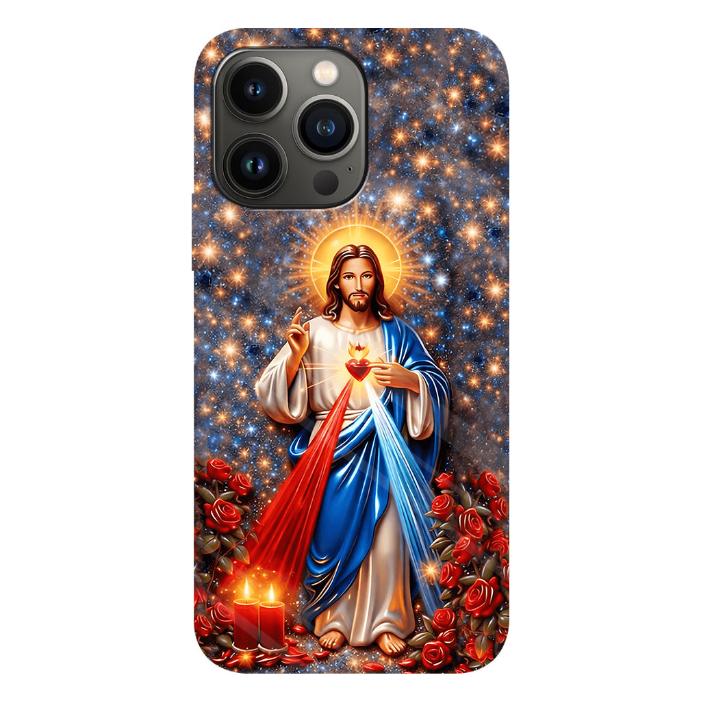 Sacred Heart of Jesus - Personalized Christian Full Print Phone Case
