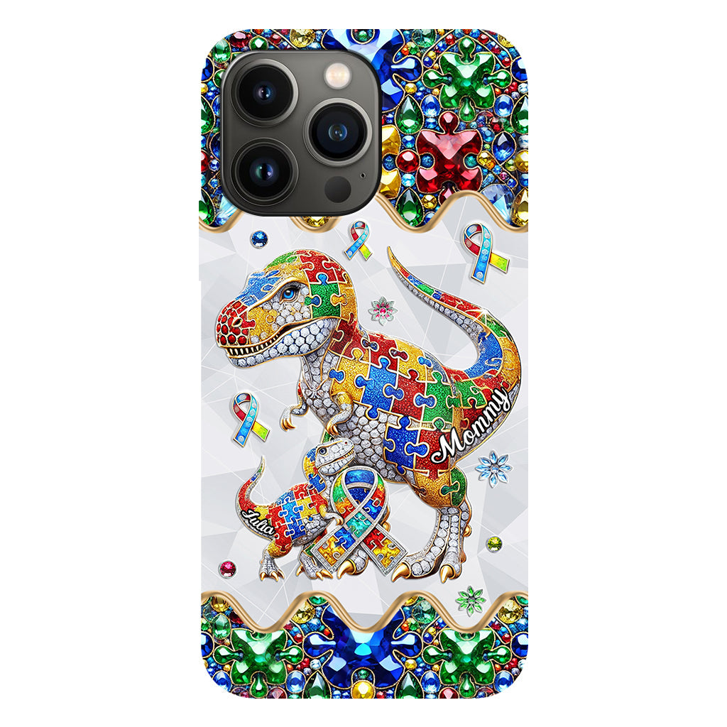 Strong Mama - Personalized Autism Awareness Full Print Phone Case