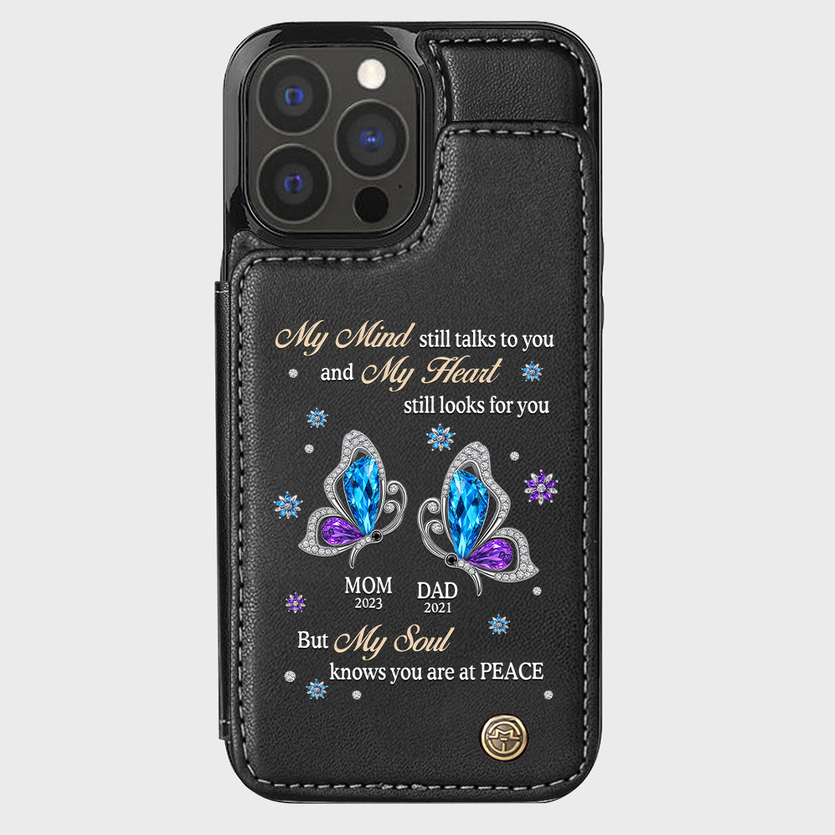 I Love You Forever - Personalized Memorial Wallet Phone Case