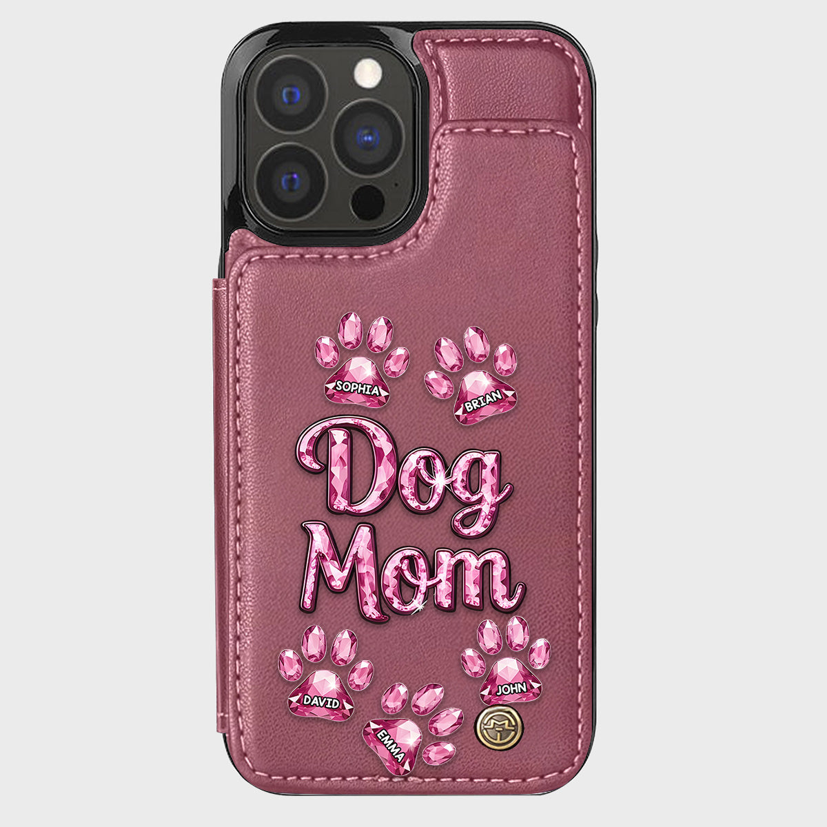 Dog Mom - Personalized Dog Wallet Phone Case