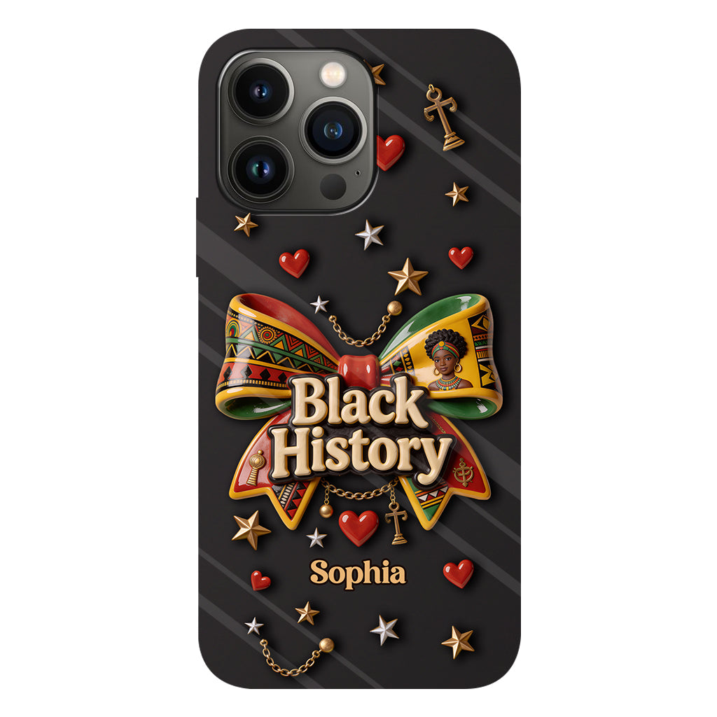 Black History Month - Personalized African American Full Print Phone Case