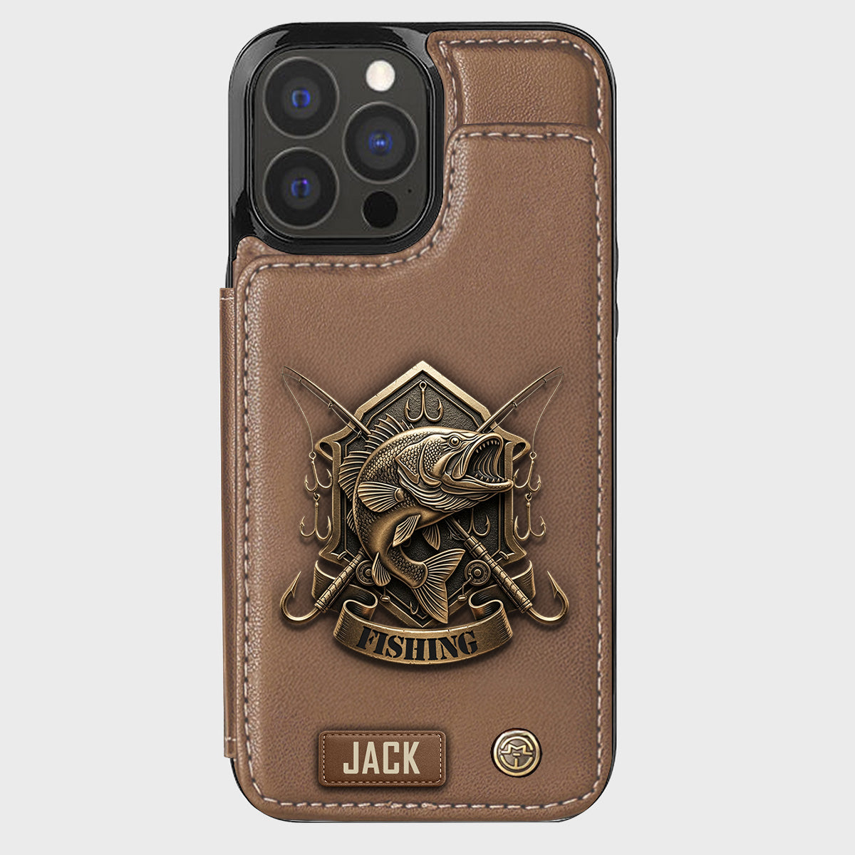 Fishing For Life - Personalized Fishing Wallet Phone Case