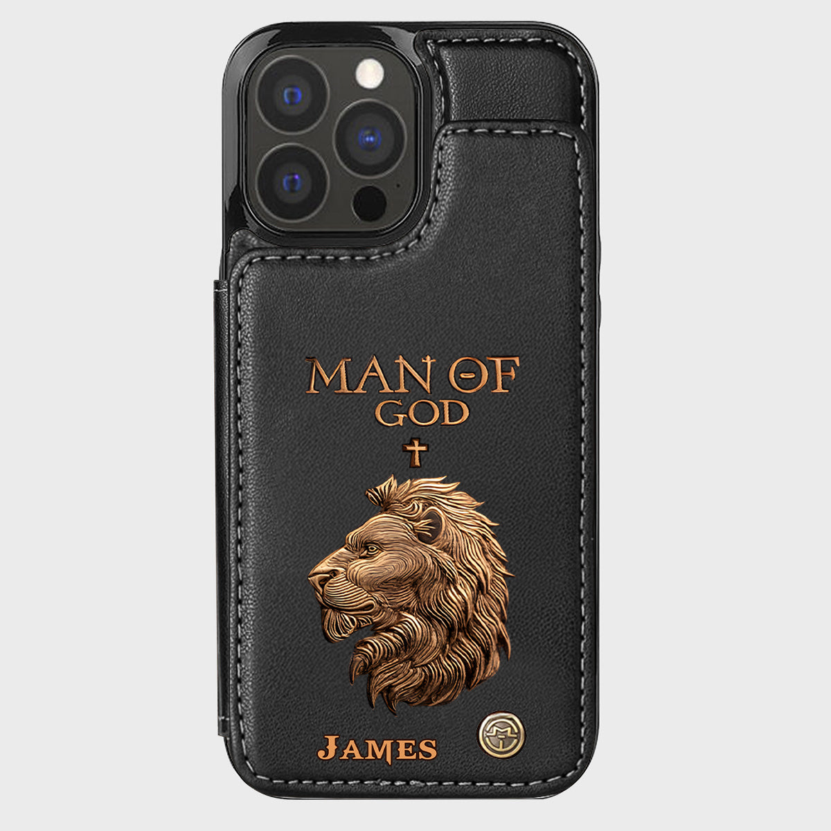 Man Of God - Personalized Christian Wallet Phone Case