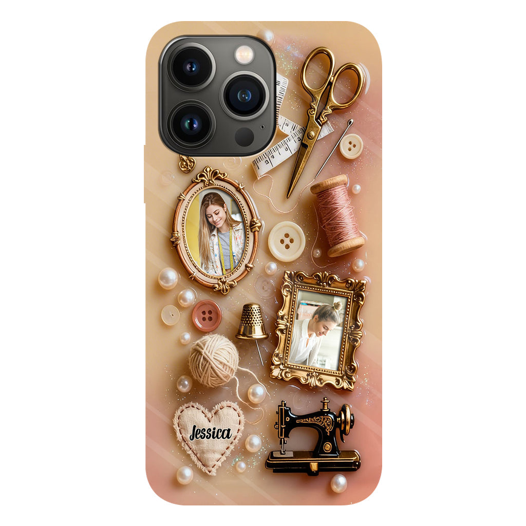 Love Sewing - Personalized Sewing Full Print Phone Case