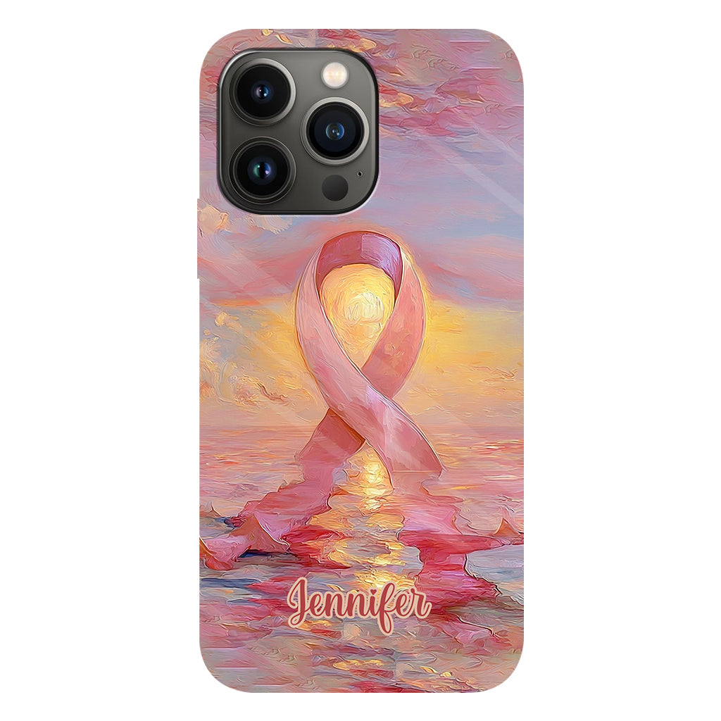 Strong Warriors - Personalized Breast Cancer Awareness Full Print Phone Case