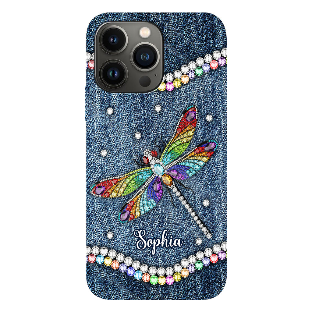 Beautiful Dragonfly - Personalized Dragonfly Full Print Phone Case