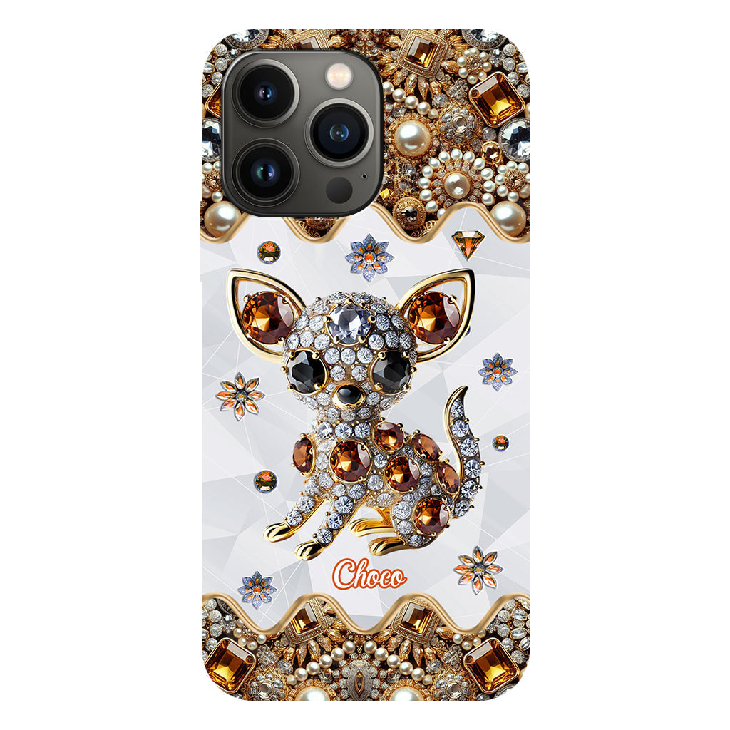 Love Chihuahuas - Personalized Dog Full Print Phone Case