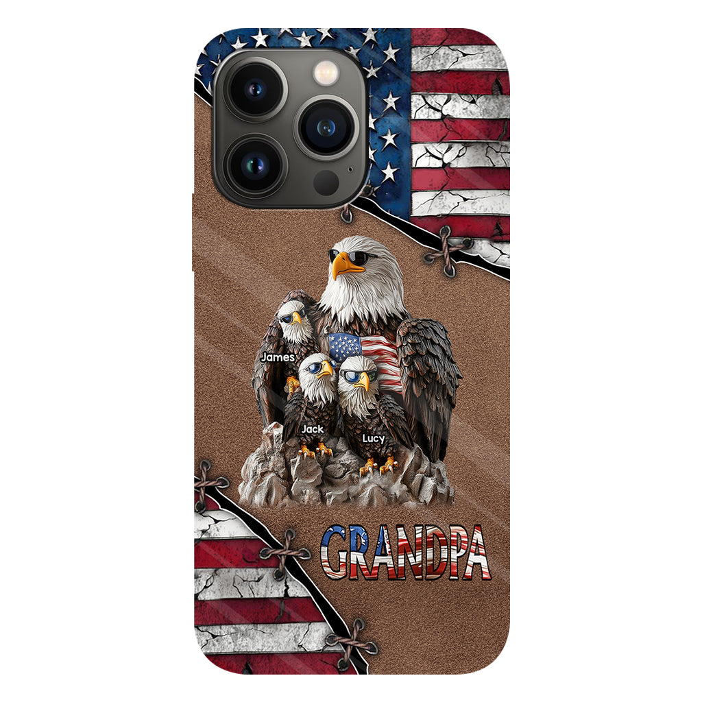 Strong Papa - Personalized Father Full Print Phone Case