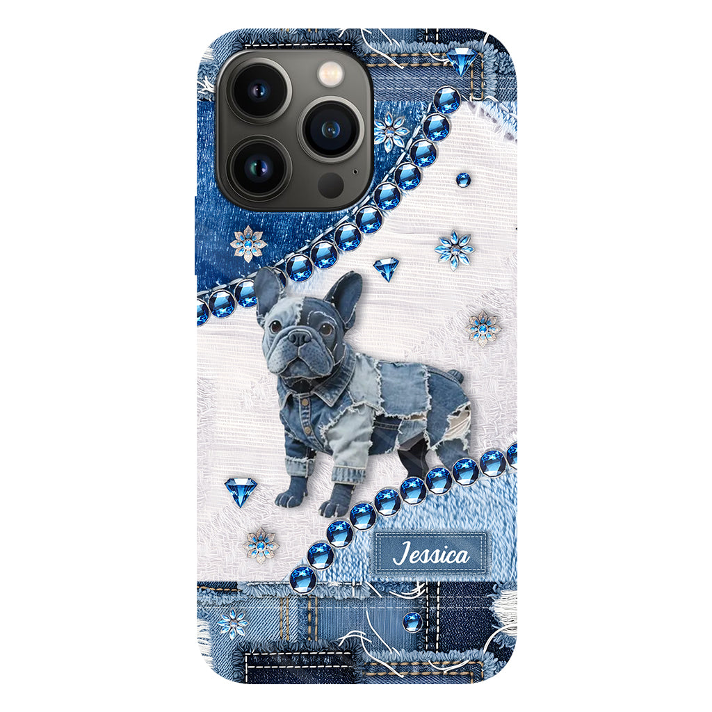 Cute Bulldog - Personalized Dog Full Print Phone Case