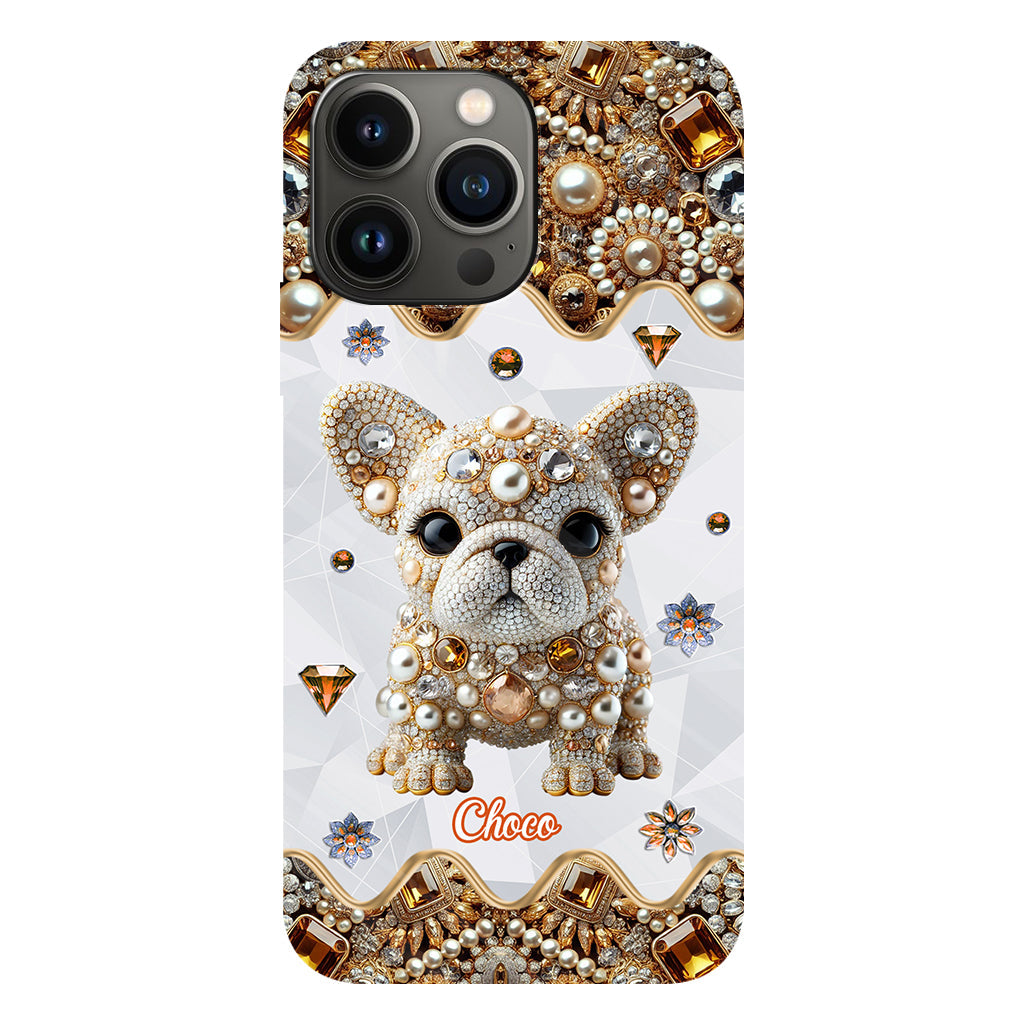 Love French Bulldog - Personalized Dog Full Print Phone Case