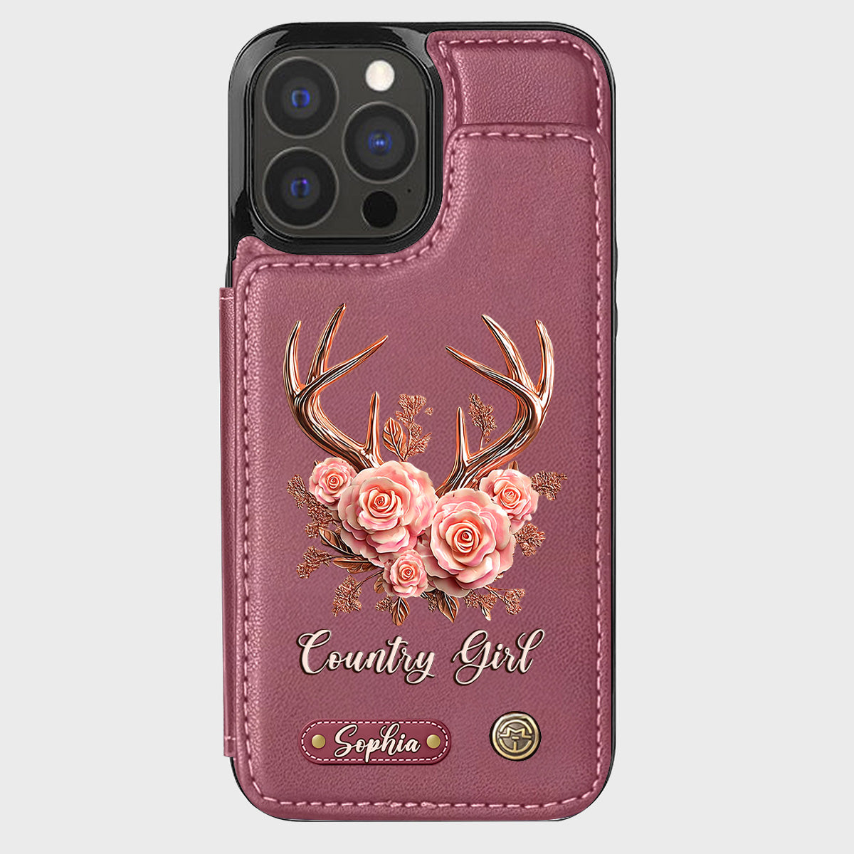 Country Girl - Personalized Hunting Wallet Phone Case