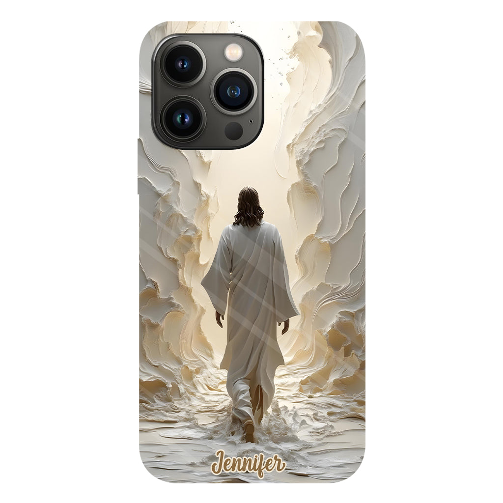 Walk With God - Personalized Christian Full Print Phone Case