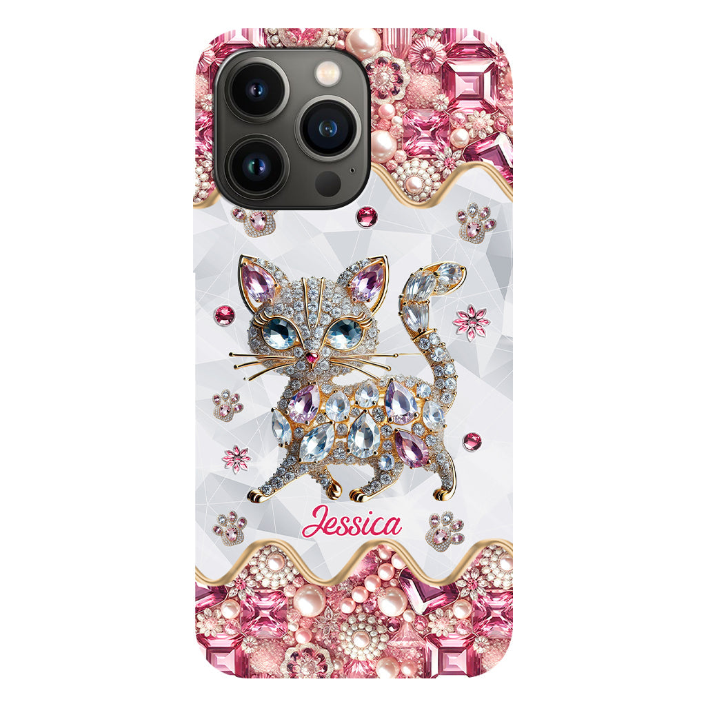 Just A Girl Who Loves Cats - Personalized Cat Full Print Phone Case