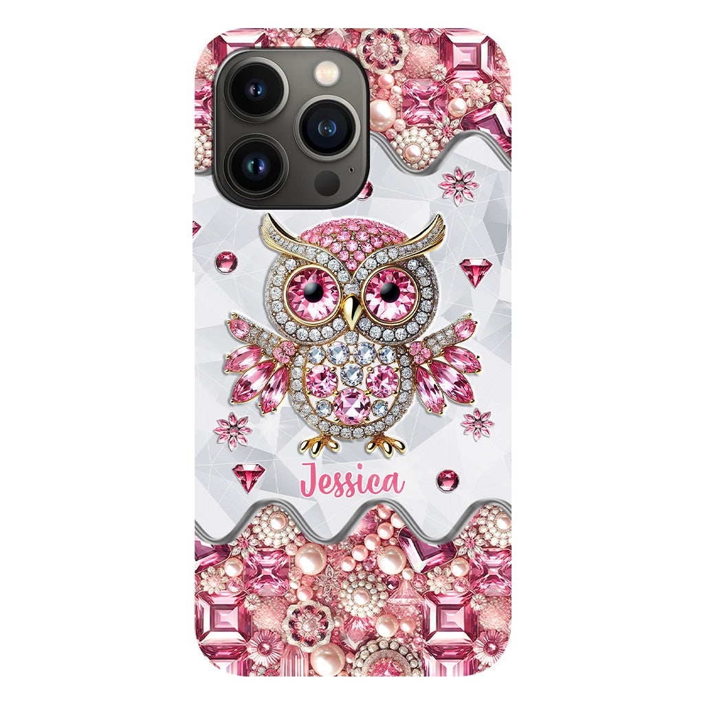 Just A Girl Who Loves Owls - Personalized Owl Full Print Phone Case