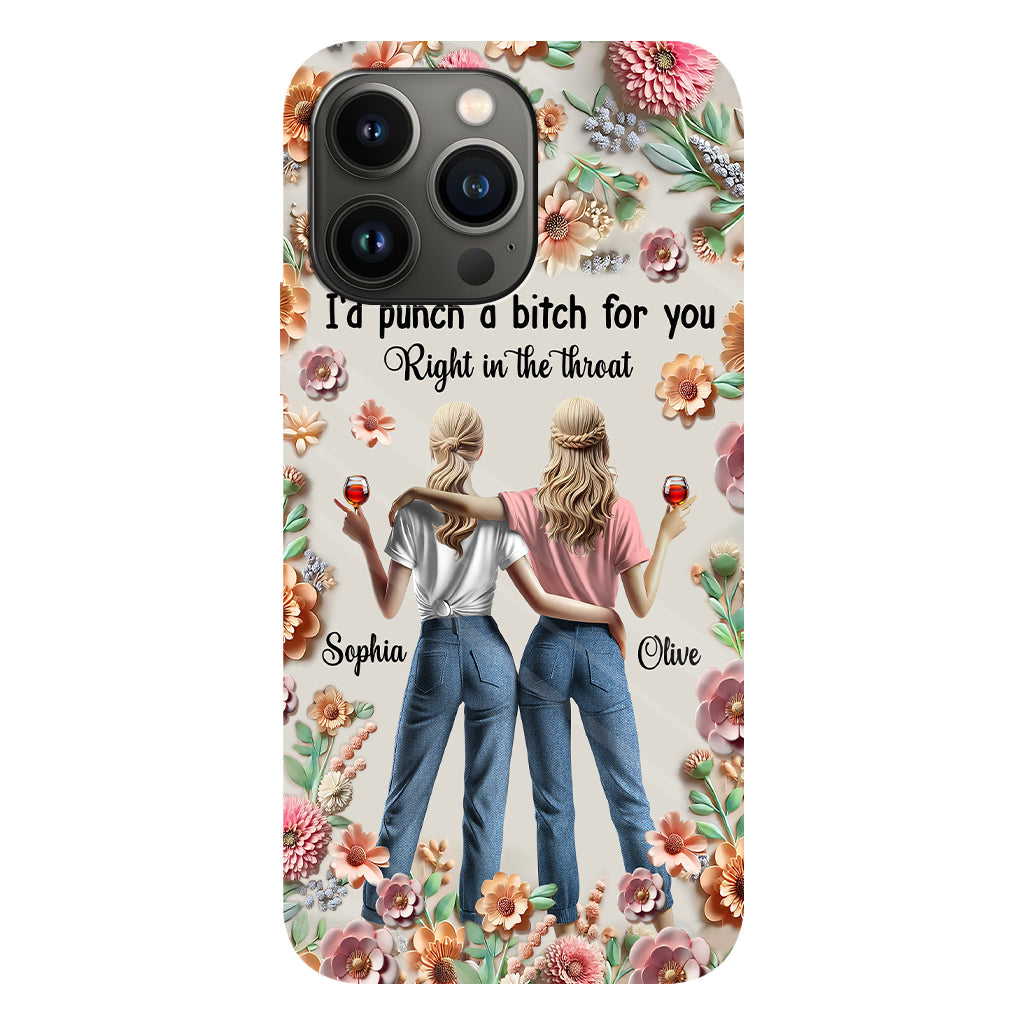 Punch Bitch Besties - Personalized Bestie Full Print Phone Case