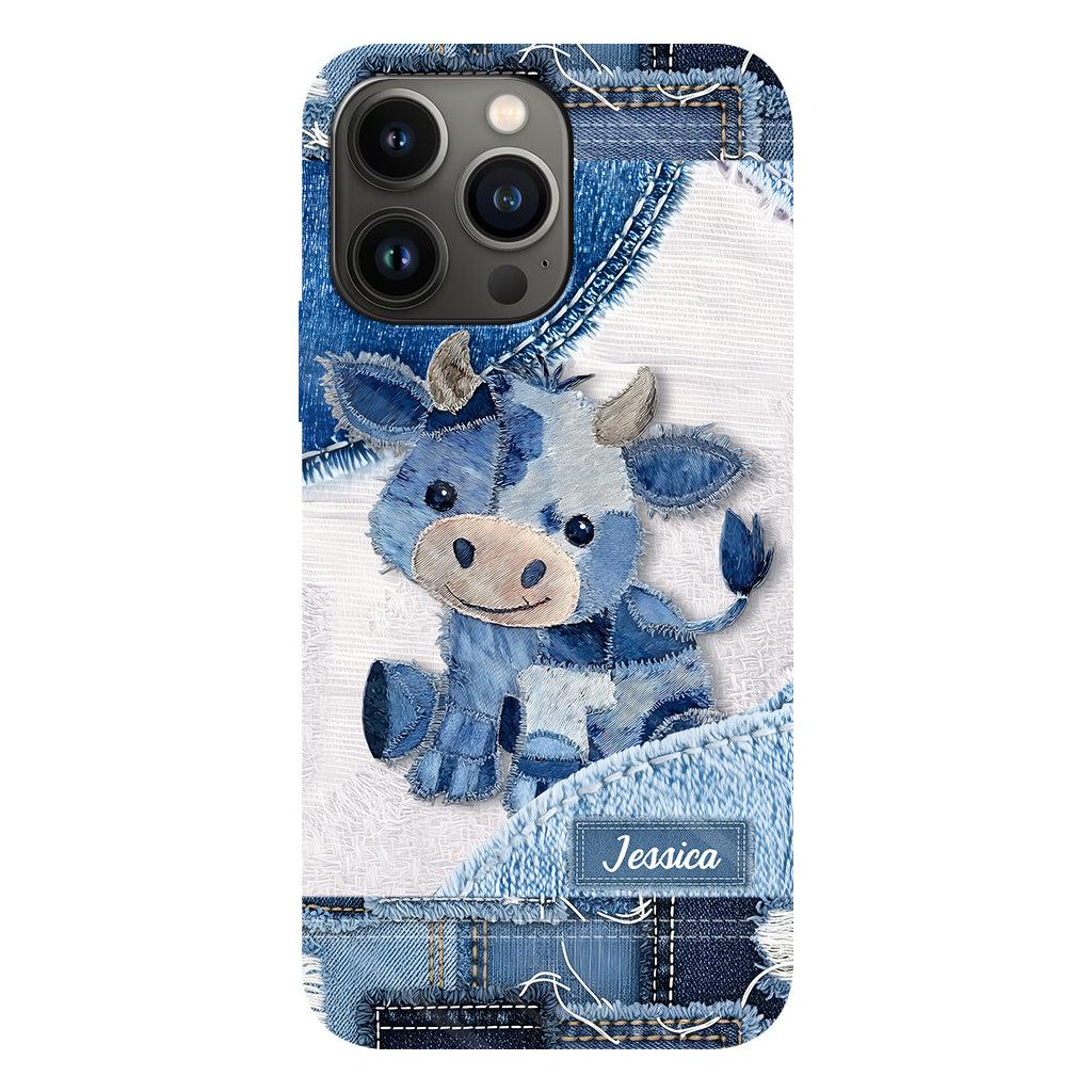 Cute Highland Cow - Personalized Highland Cow Full Print Phone Case