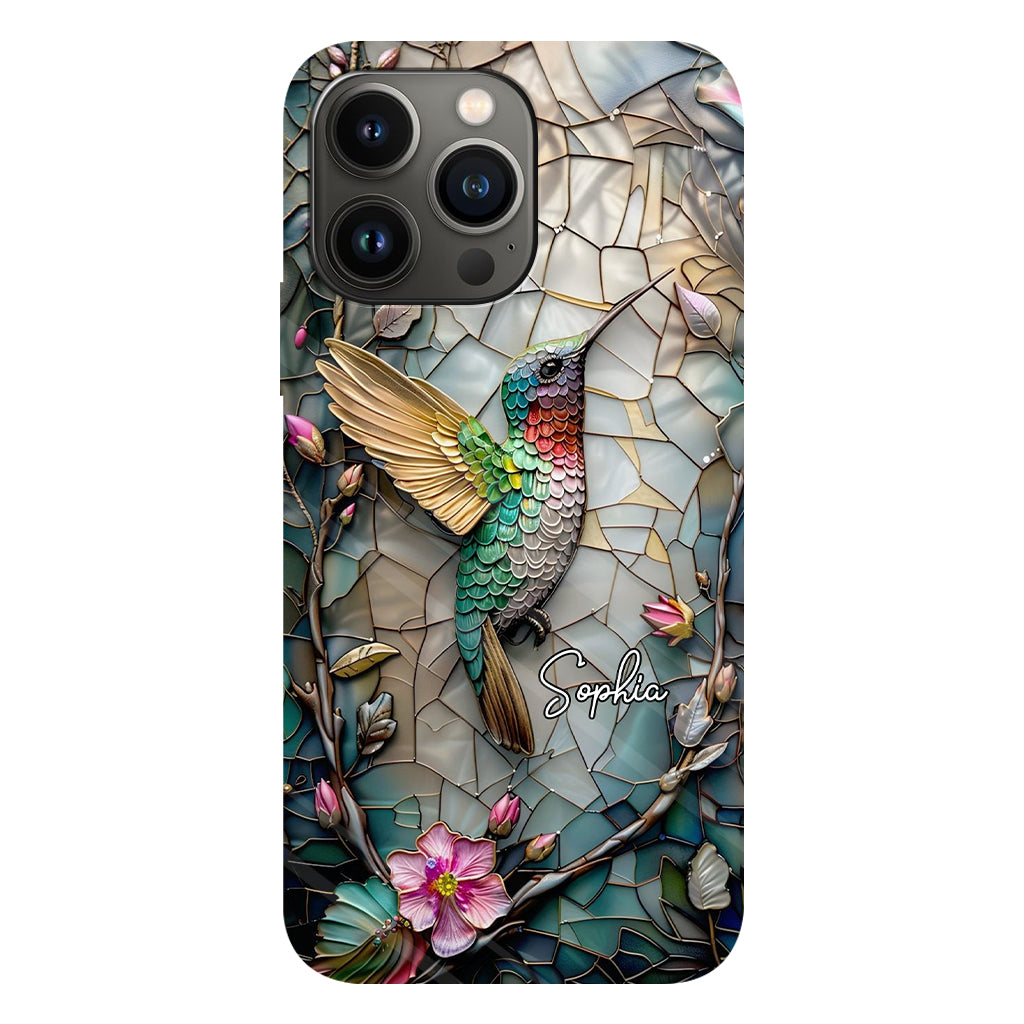 Artistic Hummingbird - Personalized Gardening Full Print Phone Case