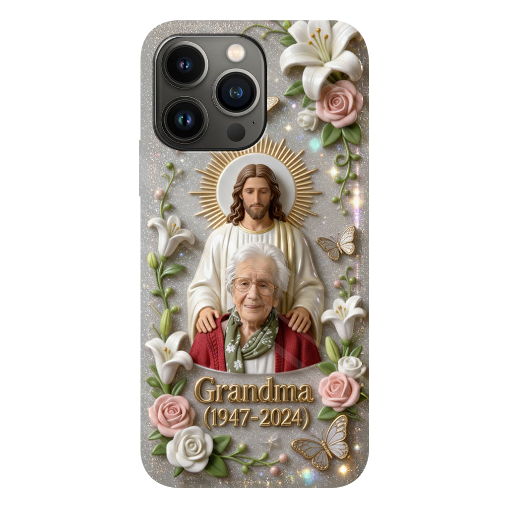 Memorial Gift for Lost of Loved One, Faith in God - Personalized Memorial Full Print Phone Case