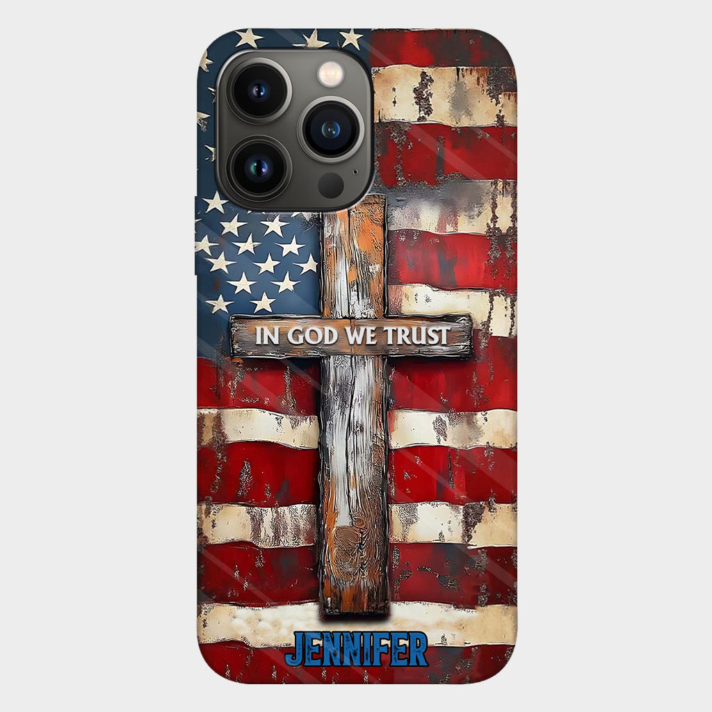 In God We Trust - Personalized Christian Full Print Phone Case