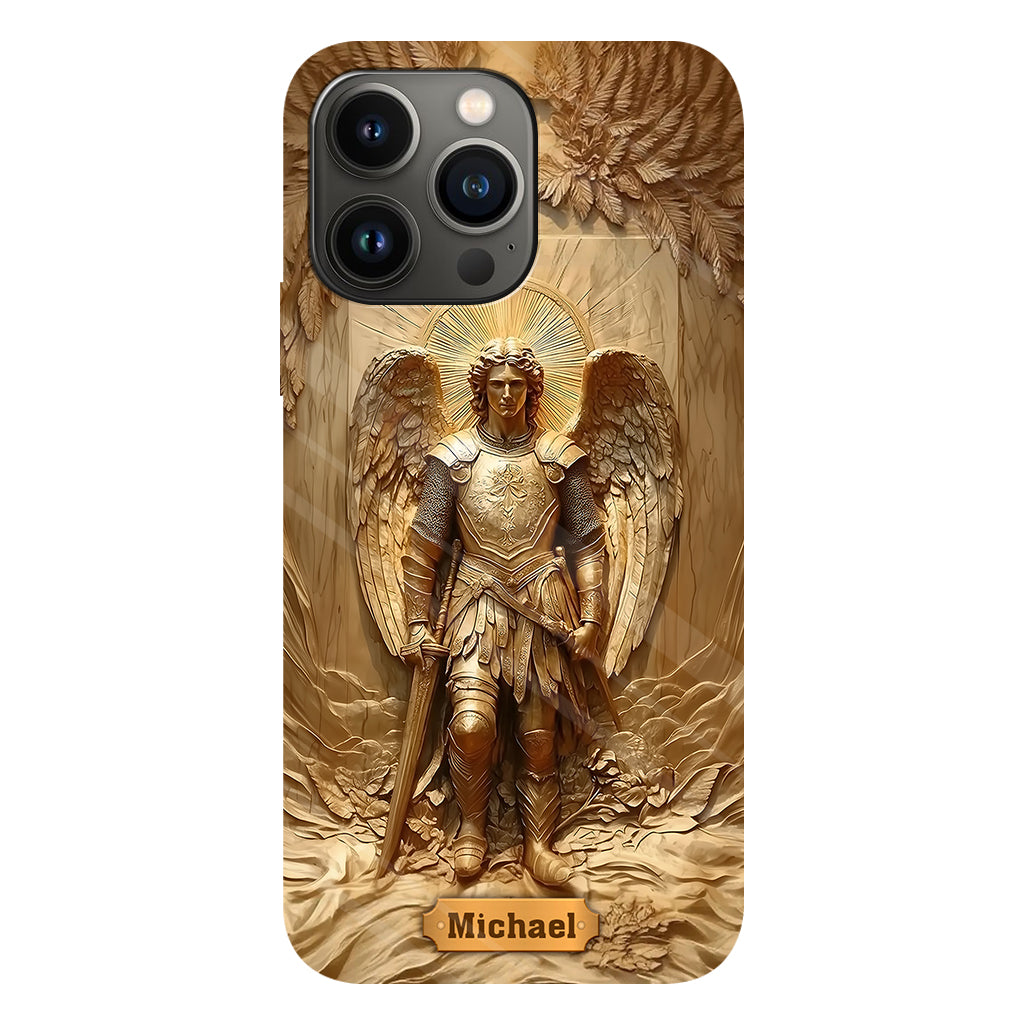 Archangel Michael - Personalized Christian Full Print Phone Case