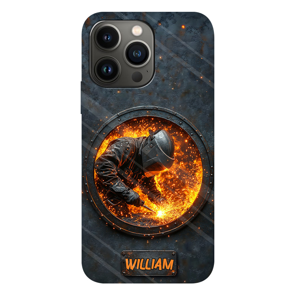Gift For Welder Man - Personalized Welder Full Print Phone Case