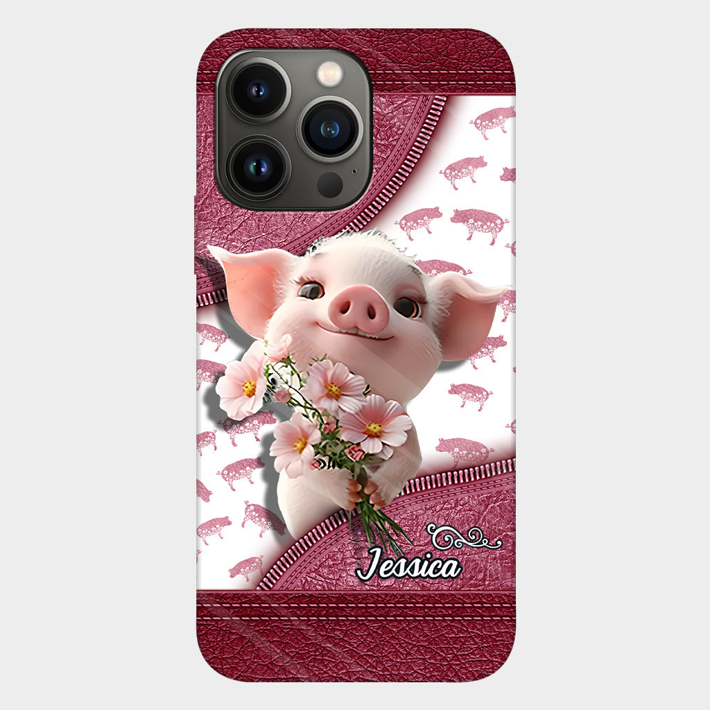 Love Pig - Personalized Pig Lover Full Print Phone Case