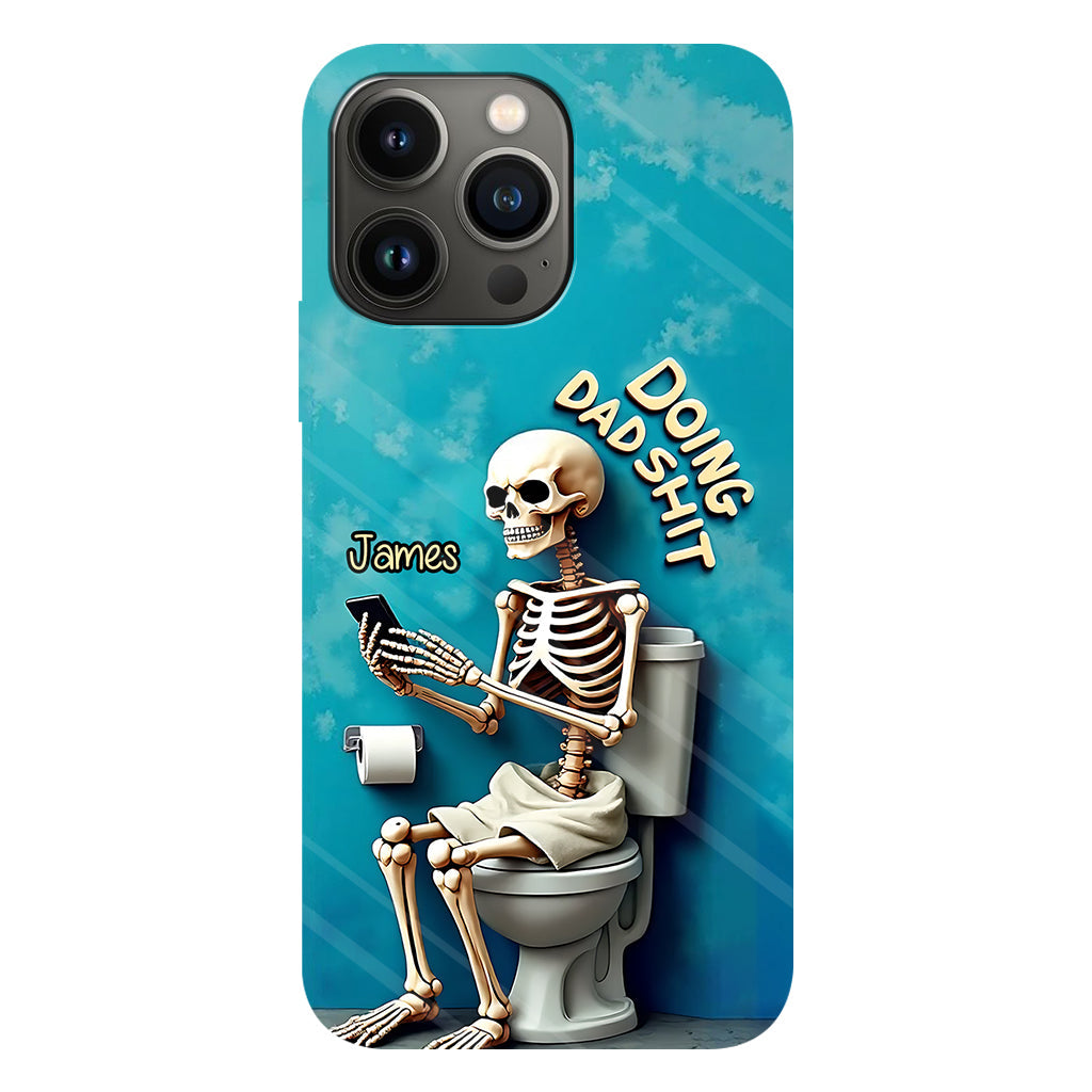 Doing Dad Shit - Personalized Father Full Print Phone Case