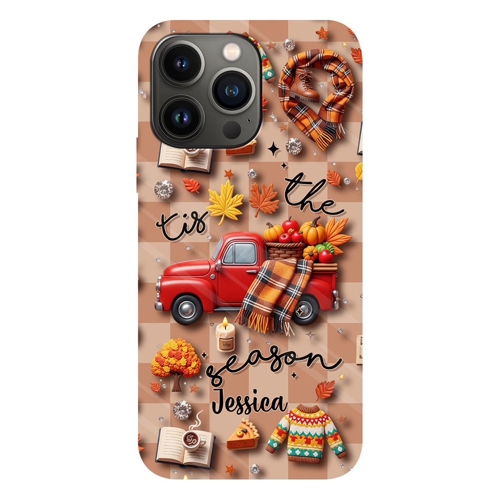 Tis The Season - Personalized Autumn Full Print Phone Case