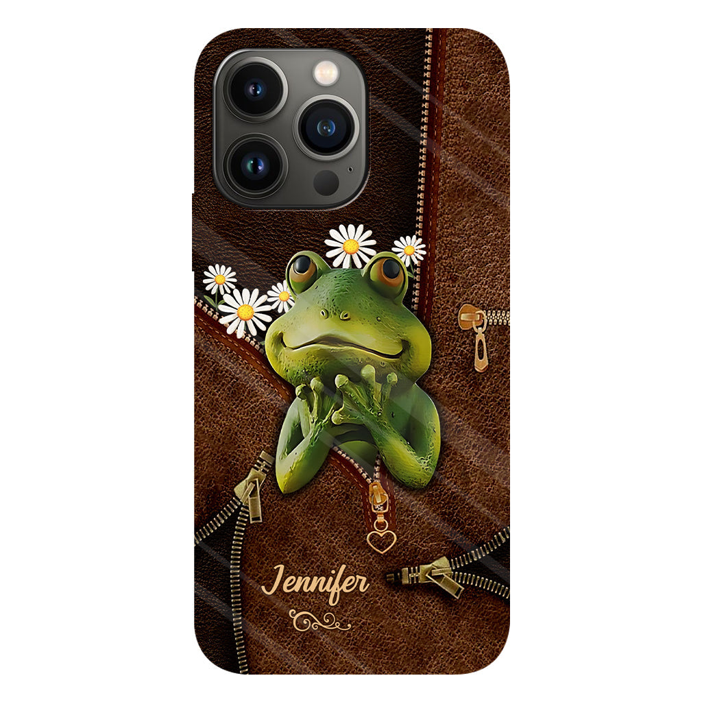 Cute Frogs - Personalized Frog Full Print Phone Case
