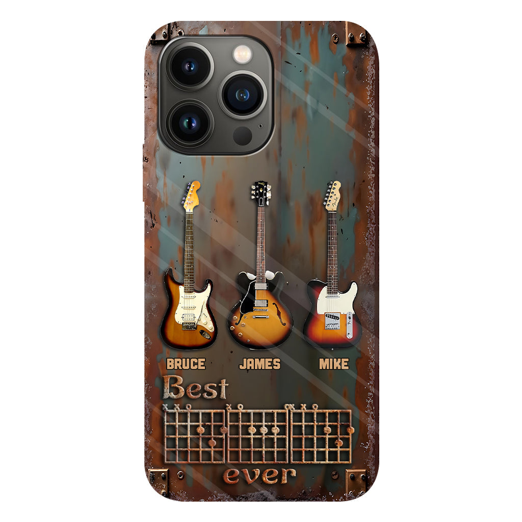Best Guitar Dad Ever - Personalized Guitar Full Print Phone Case
