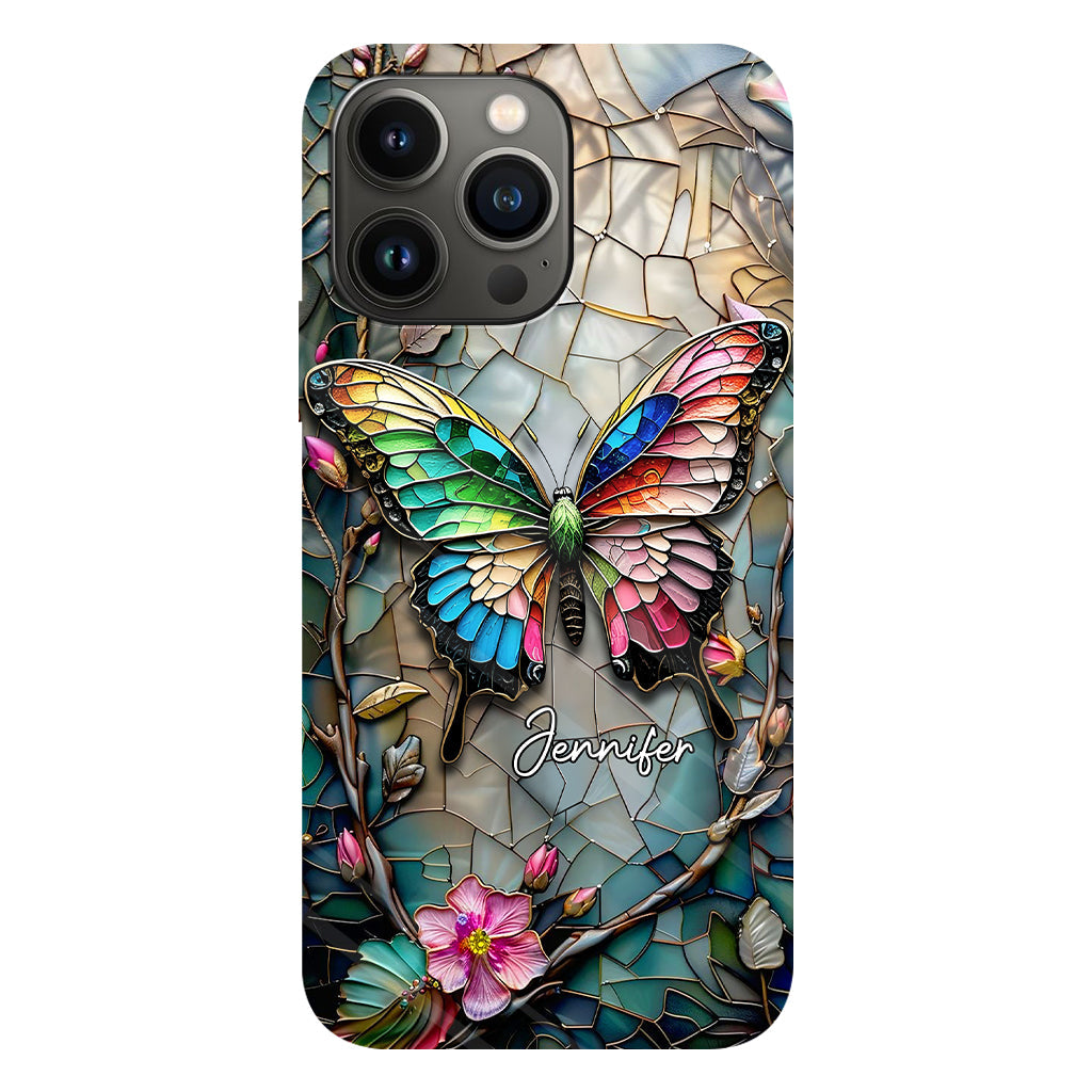 Love Butterflies - Personalized Butterfly Full Print Phone Case