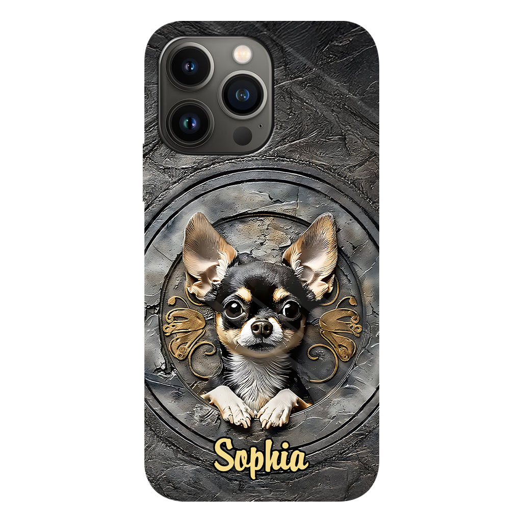 Adorable Chihuahua - Personalized Dog Full Print Phone Case