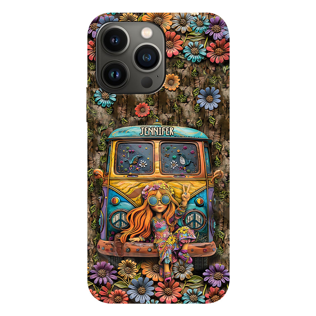Cute Caravan - Personalized Hippie Full Print Phone Case