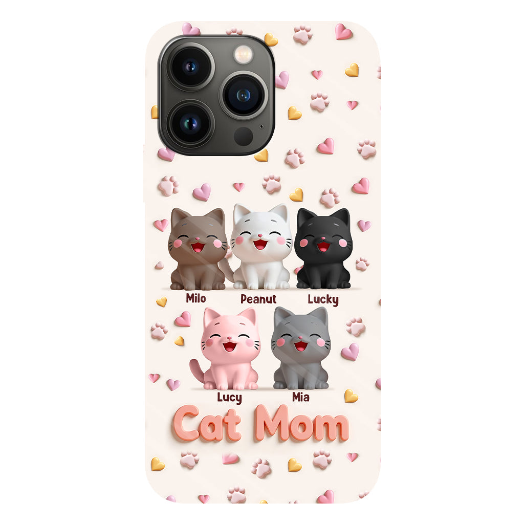 Cat Mom - Personalized Cat Full Print Phone Case