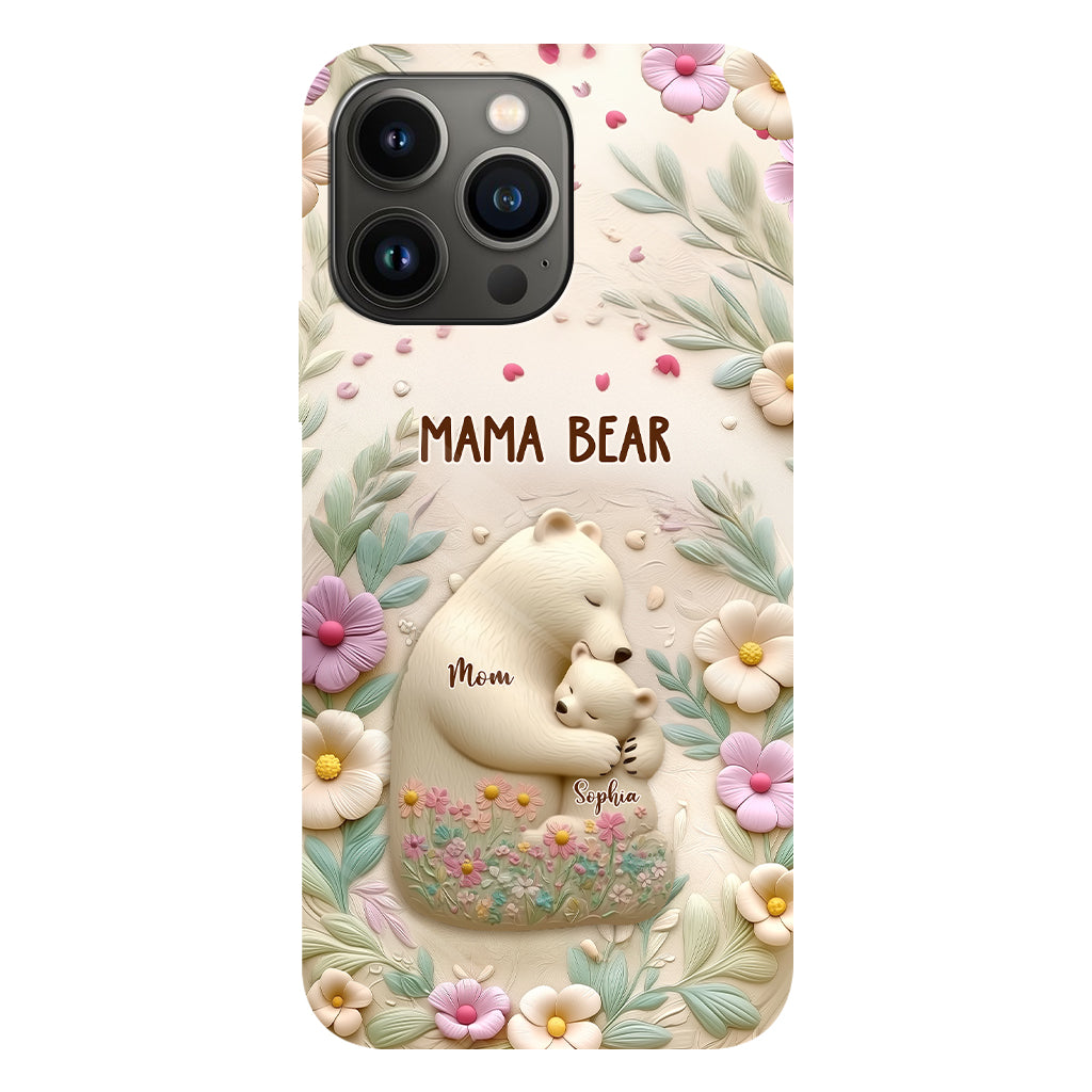 Mama Bear - Personalized Mother Full Print Phone Case