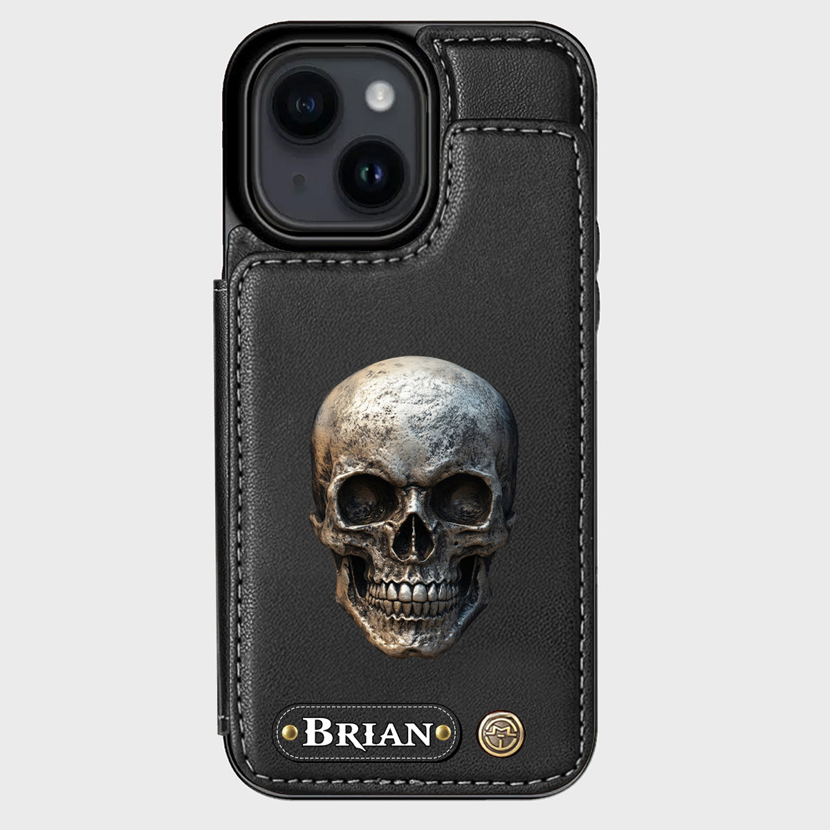 You & Me We Got This - Personalized Skull Wallet Phone Case