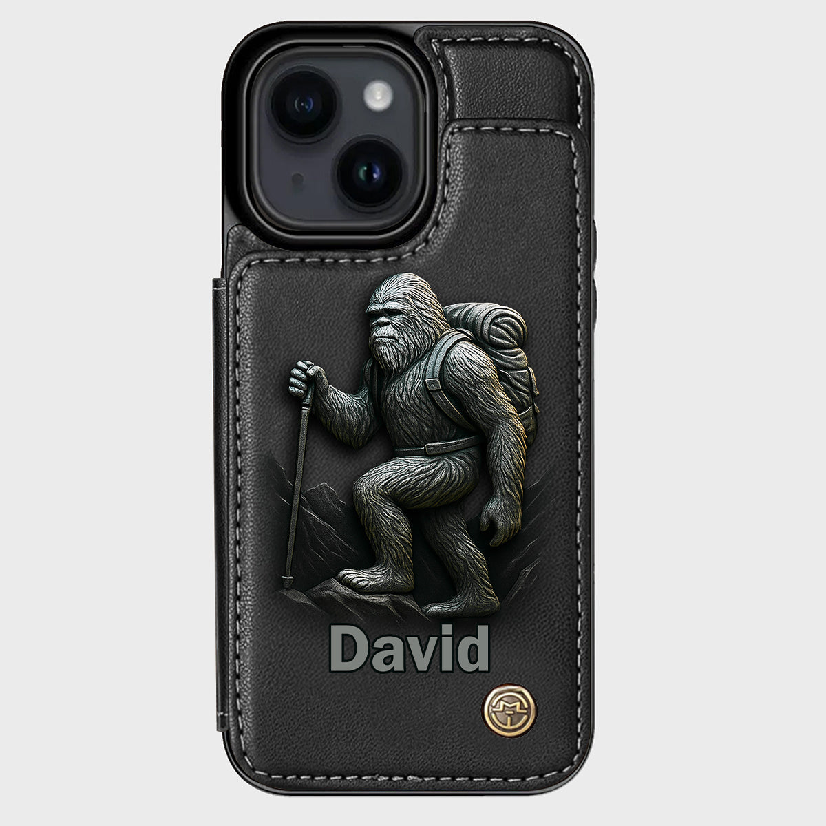 Sasquatch - Personalized Hiking Wallet Phone Case
