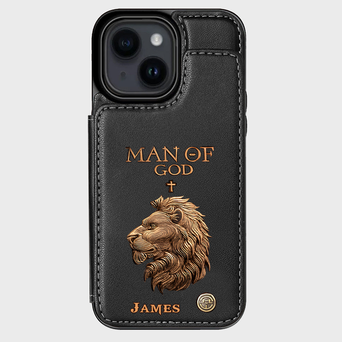 Man Of God - Personalized Christian Wallet Phone Case
