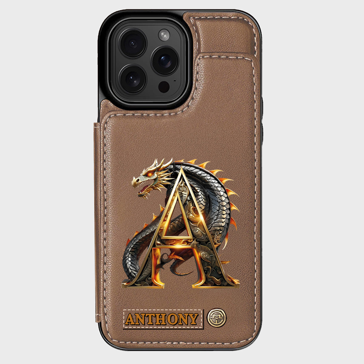 Love Dragons - Personalized Dragon Wallet Phone Case