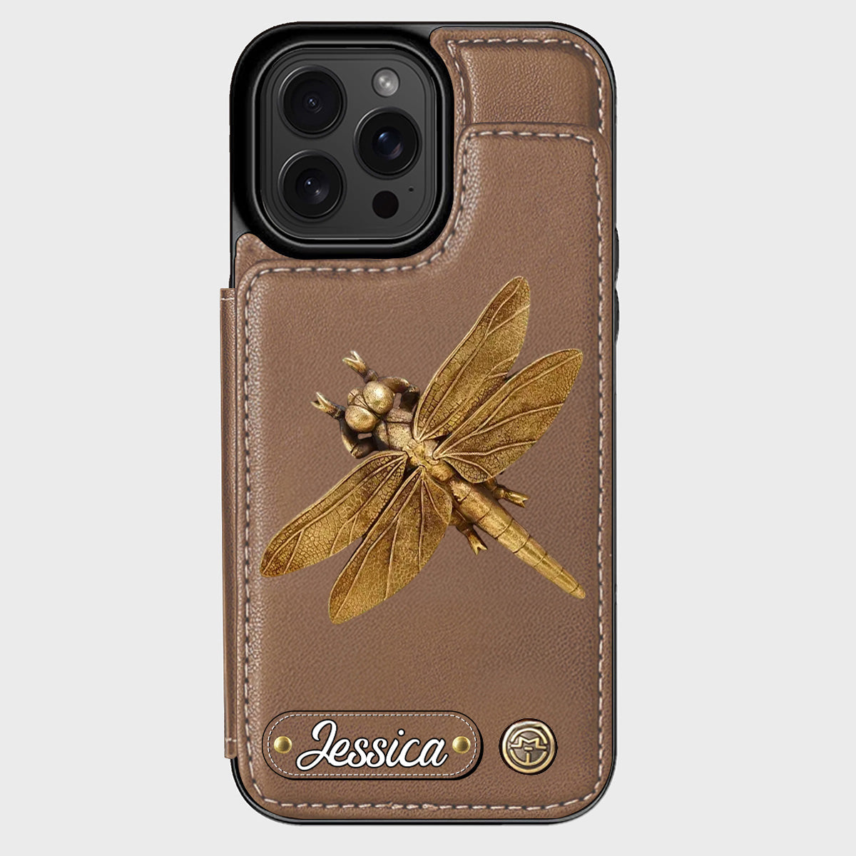 Love Garden, Beautiful Dragonfly, Butterfly, Bee, Hummingbird,... - Personalized Gardening Wallet Phone Case