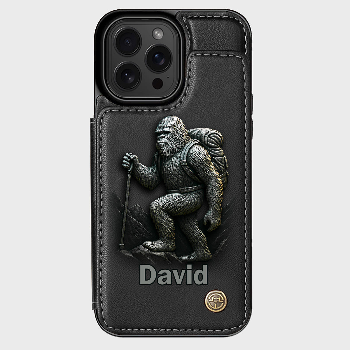 Sasquatch - Personalized Hiking Wallet Phone Case