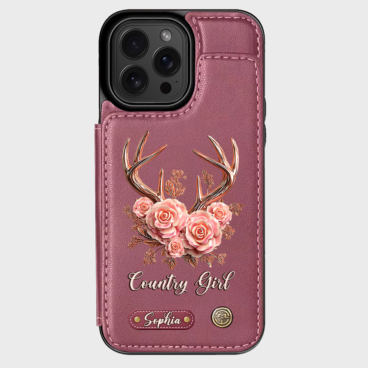 Country Girl - Personalized Hunting Wallet Phone Case